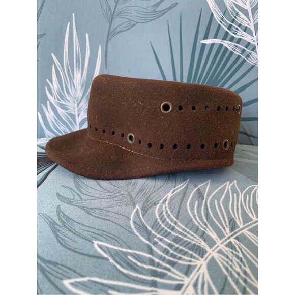 Bailey Hollywood LITEFELT Wool BROWN water repellant Hat Cap men’s L - Picture 2 of 7